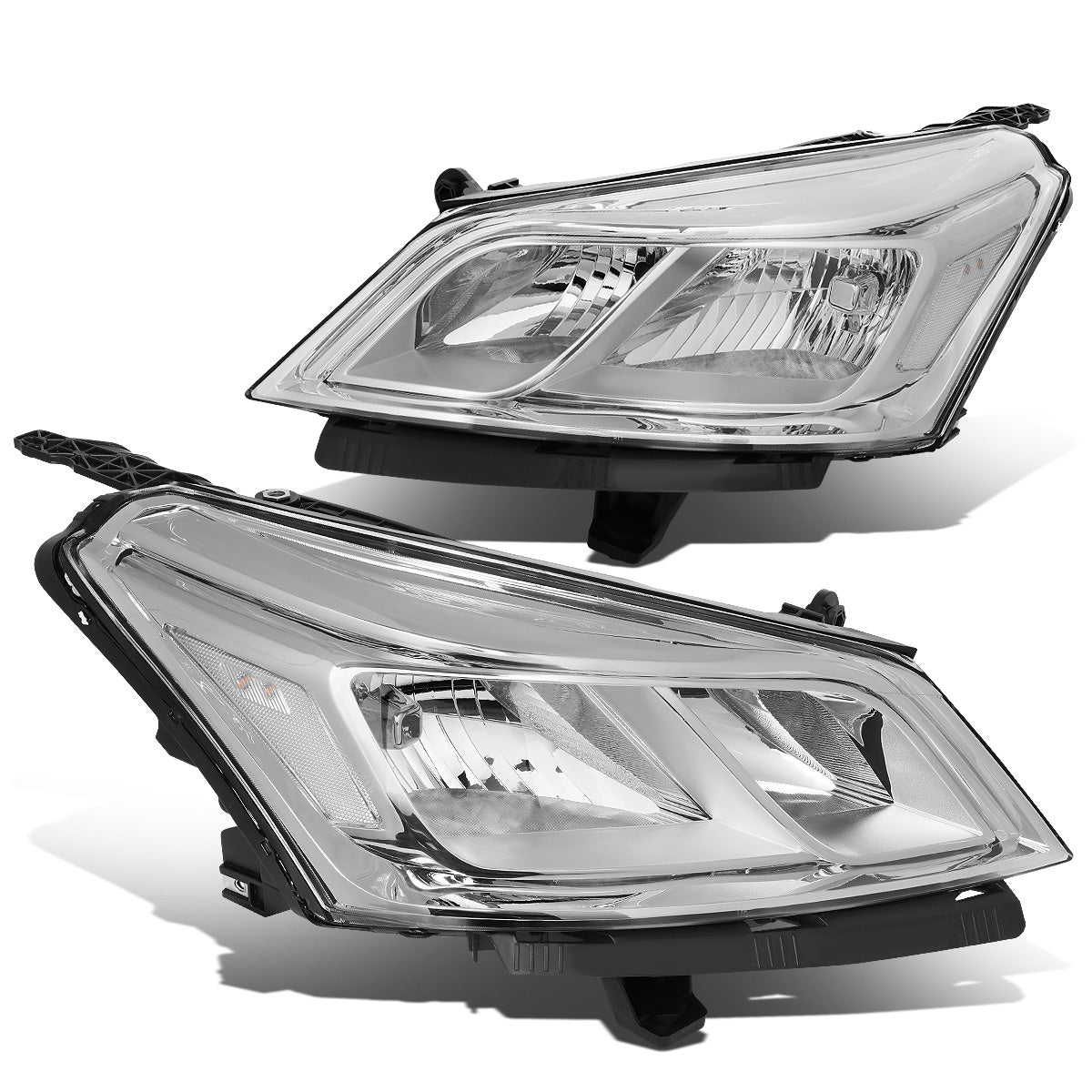 FAROS 13-17 CHEVY TRAVERSE - CHROME HOUSING / CLEAR CORNER - H11 LOW BEAM / H7 HIGH BEAM
