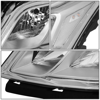 FAROS 13-17 CHEVY TRAVERSE - CHROME HOUSING / CLEAR CORNER - H11 LOW BEAM / H7 HIGH BEAM