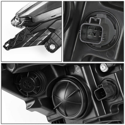 FAROS 13-17 CHEVY TRAVERSE - CHROME HOUSING / CLEAR CORNER - H11 LOW BEAM / H7 HIGH BEAM