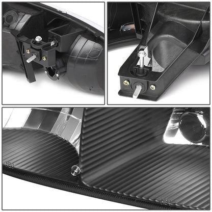 FAROS 2001 GMC SIERRA C3 / 02-06 GMC SIERRA 1500 DENALI / 07 GMC SIERRA 1500 DENALI CLASSIC / 01-06 GMC YUKON DENALI, YUKON XL 1500 DENALI - BLACK HOUSING / CLEAR CORNER - 9006 LOW BEAM / 9005 HIGH BEAM