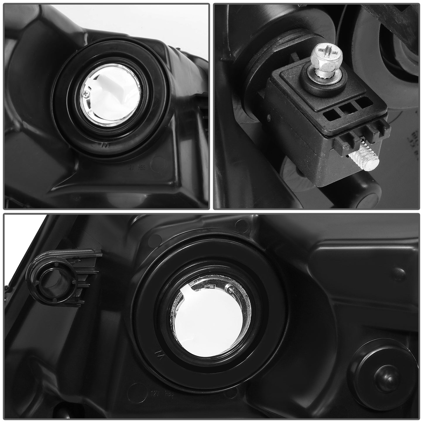 FAROS 08-14 DODGE AVENGER - 9005 HIGH / 9006 LOW / 3457A SIGNAL / 194 SIDE MARKER - CHROME HOUSING / CLEAR CORNER