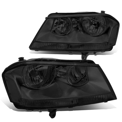 FAROS 08-14 DODGE AVENGER - 9005 HIGH / 9006 LOW / 3457A SIGNAL / 194 SIDE MARKER - CHROME HOUSING / SMOKED LENS /  CLEAR CORNER