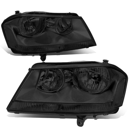 FAROS 08-14 DODGE AVENGER - 9005 HIGH / 9006 LOW / 3457A SIGNAL / 194 SIDE MARKER - CHROME HOUSING / SMOKED LENS /  CLEAR CORNER