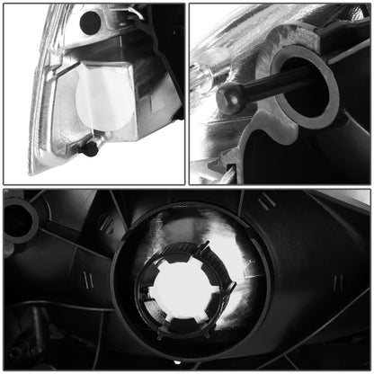 FAROS 97-04 DODGE DAKOTA / 98-04 DURANGO 2/4-DOOR - 4PC - SMOKE HOUSING / CLEAR CORNER - 9007 LOW BEAM / HIGH BEAM