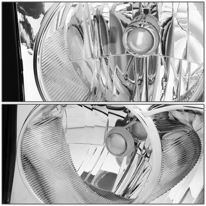 FAROS 05-07 DODGE DAKOTA - OE STYLE - CHROME HOUSING / CLEAR CORNER - H13 LOW BEAM / HIGH BEAM