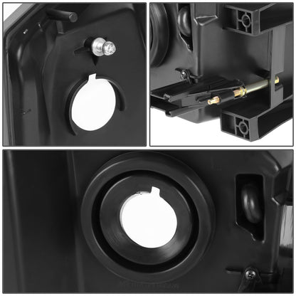 FAROS 05-07 DODGE DAKOTA - OE STYLE - CHROME HOUSING / SMOKED LENS / CLEAR CORNER - H13 LOW BEAM / HIGH BEAM