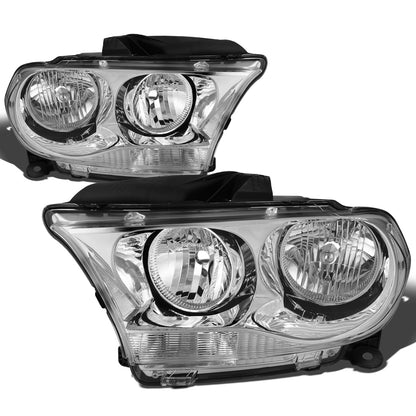 FAROS 11-13 DODGE DURANGO - CHROME HOUSING / CLEAR CORNER - H11 LOW BEAM / 9005 HIGH BEAM