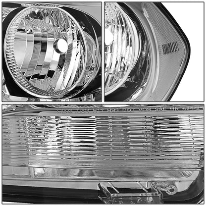 FAROS 11-13 DODGE DURANGO - CHROME HOUSING / CLEAR CORNER - H11 LOW BEAM / 9005 HIGH BEAM