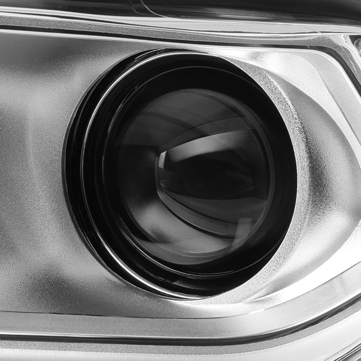 FAROS 14-20 DODGE DURANGO - FITS MODELS WITH HALOGEN HEADLIGHTS WITHOUT LED DRL ONLY - PROJECTOR LOW BEAM - CHROME HOUSING / CLEAR CORNER - 9005 HIGH / LOW BEAM