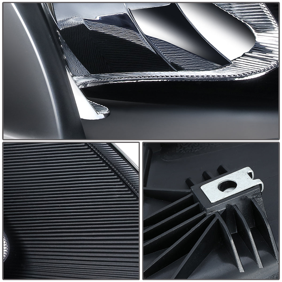 FAROS 01-07 CHRYSLER TOWN & COUNTRY / 01-07 DODGE CARAVAN / 01-07 DODGE GRAND CARAVAN / 01-03 CHRYSLER VOYAGER - FIT MODELS WITH 113 WHEEL BASE ONLY - OE STYLE - BLACK HOUSING / CLEAR CORNER - 9007 LOW BEAM / HIGH BEAM