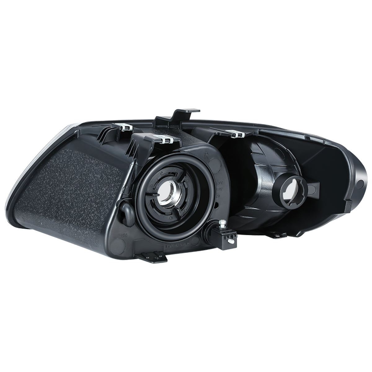 FAROS 01-07 CHRYSLER TOWN & COUNTRY / 01-07 DODGE CARAVAN / 01-07 DODGE GRAND CARAVAN / 01-03 CHRYSLER VOYAGER - FIT MODELS WITH 113 WHEEL BASE ONLY - OE STYLE - BLACK HOUSING / CLEAR CORNER - 9007 LOW BEAM / HIGH BEAM