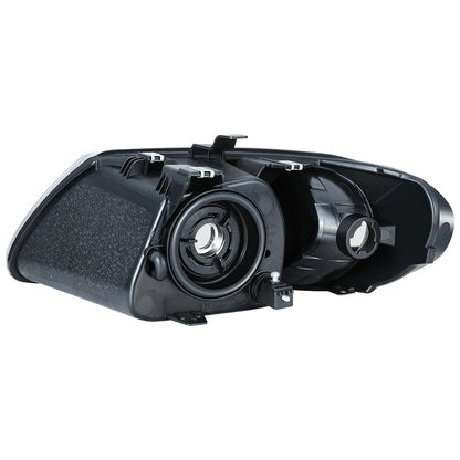 FAROS 01-07 CHRYSLER TOWN & COUNTRY / 01-07 DODGE CARAVAN / 01-07 DODGE GRAND CARAVAN / 01-03 CHRYSLER VOYAGER - FIT MODELS WITH 113 WHEEL BASE ONLY - OE STYLE - BLACK HOUSING / CLEAR CORNER - 9007 LOW BEAM / HIGH BEAM