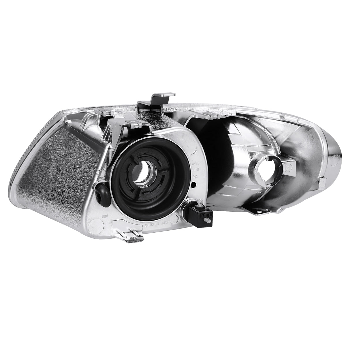 FAROS 01-07 CHRYSLER TOWN & COUNTRY / 01-07 DODGE CARAVAN / 01-07 DODGE GRAND CARAVAN / 01-03 CHRYSLER VOYAGER - FIT MODELS WITH 113 WHEEL BASE ONLY - OE STYLE - CHROME HOUSING / CLEAR CORNER - 9007 LOW BEAM / HIGH BEAM