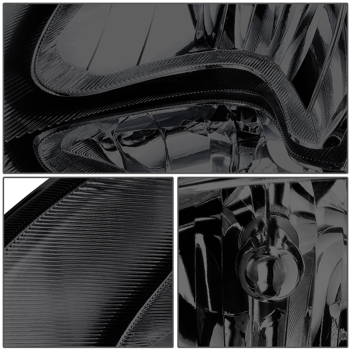 FAROS 01-07 CHRYSLER TOWN & COUNTRY / 01-07 DODGE CARAVAN / 01-07 DODGE GRAND CARAVAN / 01-03 CHRYSLER VOYAGER - FIT MODELS WITH 113 WHEEL BASE ONLY - OE STYLE - CHROME HOUSING / SMOKED LENS / AMBER CORNER - 9007 LOW BEAM / HIGH BEAM