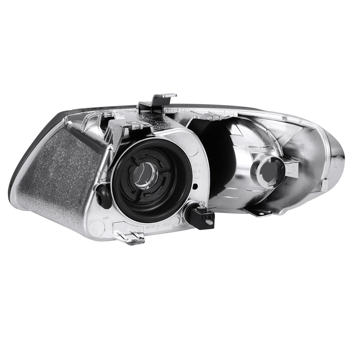 FAROS 01-07 CHRYSLER TOWN & COUNTRY / 01-07 DODGE CARAVAN / 01-07 DODGE GRAND CARAVAN / 01-03 CHRYSLER VOYAGER - FIT MODELS WITH 113 WHEEL BASE ONLY - OE STYLE - CHROME HOUSING / SMOKED LENS / CLEAR CORNER - 9007 LOW BEAM / HIGH BEAM