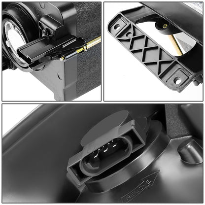 FAROS 02-05 DODGE RAM 1500 / 03-05 RAM 2500 , 3500 2/4-DOOR - CHROME HOUSING / AMBER CORNER - 9007 LOW BEAM / HIGH BEAM