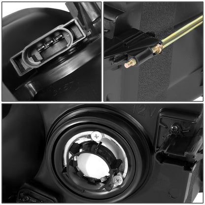 FAROS 02-05 DODGE RAM 1500 / 03-05 RAM 2500 , 3500 2/4-DOOR - SMOKE HOUSING / AMBER CORNER - 9007 LOW BEAM / HIGH BEAM