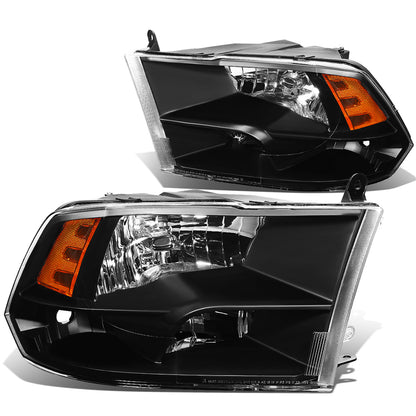 FAROS 09-10 DODGE RAM 1500 / 2010 DODGE RAM 2500, 3500 / 11-18 DODGE RAM 1500, 2500, 3500, 4500, 5500 - FITS 2009 NEW BODY STLYLE MODELS ONLY - WILL NOT FIT MODELS IWTH FACTORY PROJECTOR LED STYLE HEADLIGHTS - ONLY FITS MODELS WITH QUAD HEADLAMPS - BLACK