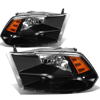 FAROS 09-10 DODGE RAM 1500 / 2010 DODGE RAM 2500, 3500 / 11-18 DODGE RAM 1500, 2500, 3500, 4500, 5500 - FITS 2009 NEW BODY STLYLE MODELS ONLY - WILL NOT FIT MODELS IWTH FACTORY PROJECTOR LED STYLE HEADLIGHTS - ONLY FITS MODELS WITH QUAD HEADLAMPS - BLACK