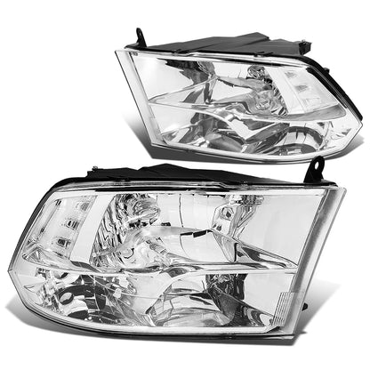 FAROS 09-10 DODGE RAM 1500 / 2010 DODGE RAM 2500, 3500 / 11-18 DODGE RAM 1500, 2500, 3500, 4500, 5500 - FITS 2009 NEW BODY STLYLE MODELS ONLY - WILL NOT FIT MODELS IWTH FACTORY PROJECTOR LED STYLE HEADLIGHTS - ONLY FITS MODELS WITH QUAD HEADLAMPS - CHROME