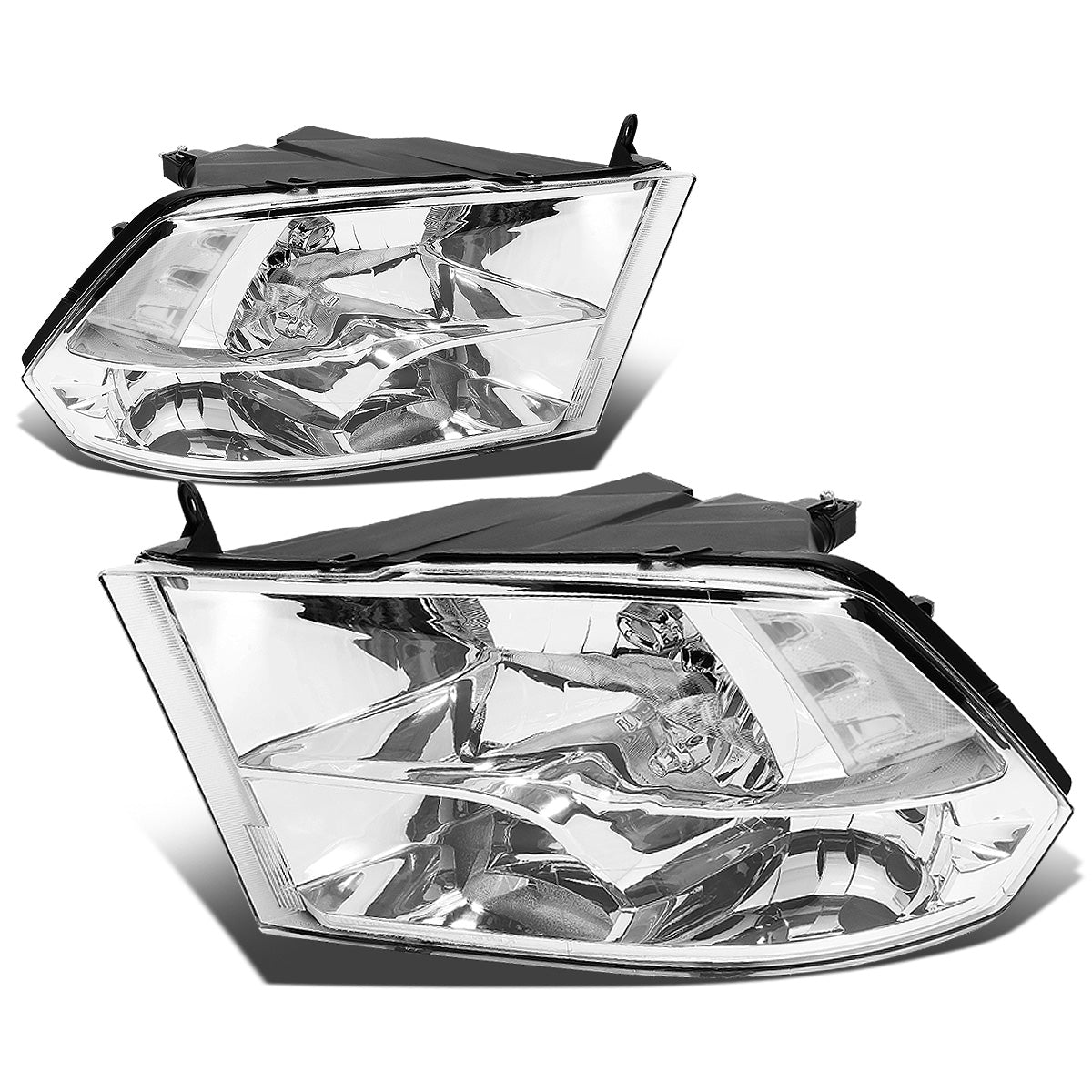 FAROS 09-10 DODGE RAM 1500 / 2010 DODGE RAM 2500, 3500 / 11-18 DODGE RAM 1500, 2500, 3500, 4500, 5500 - FITS 2009 NEW BODY STLYLE MODELS ONLY - WILL NOT FIT MODELS IWTH FACTORY PROJECTOR LED STYLE HEADLIGHTS - ONLY FITS MODELS WITH QUAD HEADLAMPS - CHROME
