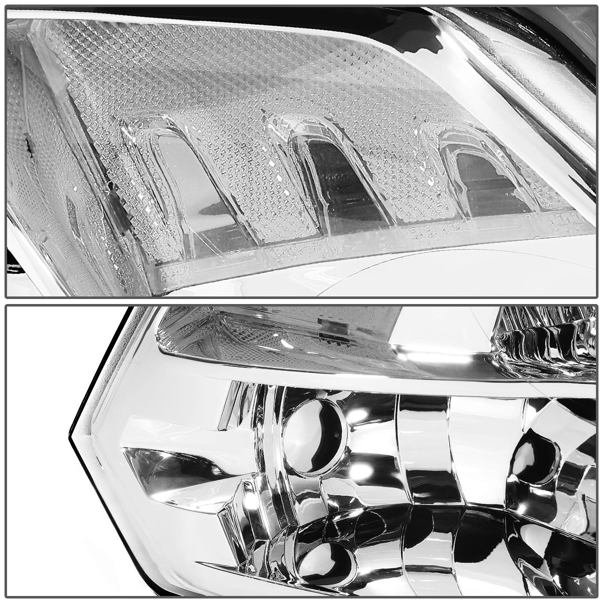 FAROS 09-10 DODGE RAM 1500 / 2010 DODGE RAM 2500, 3500 / 11-18 DODGE RAM 1500, 2500, 3500, 4500, 5500 - FITS 2009 NEW BODY STLYLE MODELS ONLY - WILL NOT FIT MODELS IWTH FACTORY PROJECTOR LED STYLE HEADLIGHTS - ONLY FITS MODELS WITH QUAD HEADLAMPS - CHROME