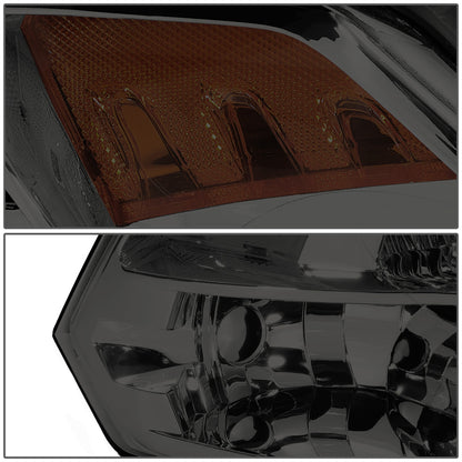 FAROS 09-10 DODGE RAM 1500 / 2010 DODGE RAM 2500, 3500 / 11-18 DODGE RAM 1500, 2500, 3500, 4500, 5500 - FITS 2009 NEW BODY STLYLE MODELS ONLY - WILL NOT FIT MODELS IWTH FACTORY PROJECTOR LED STYLE HEADLIGHTS - ONLY FITS MODELS WITH QUAD HEADLAMPS - SMOKE