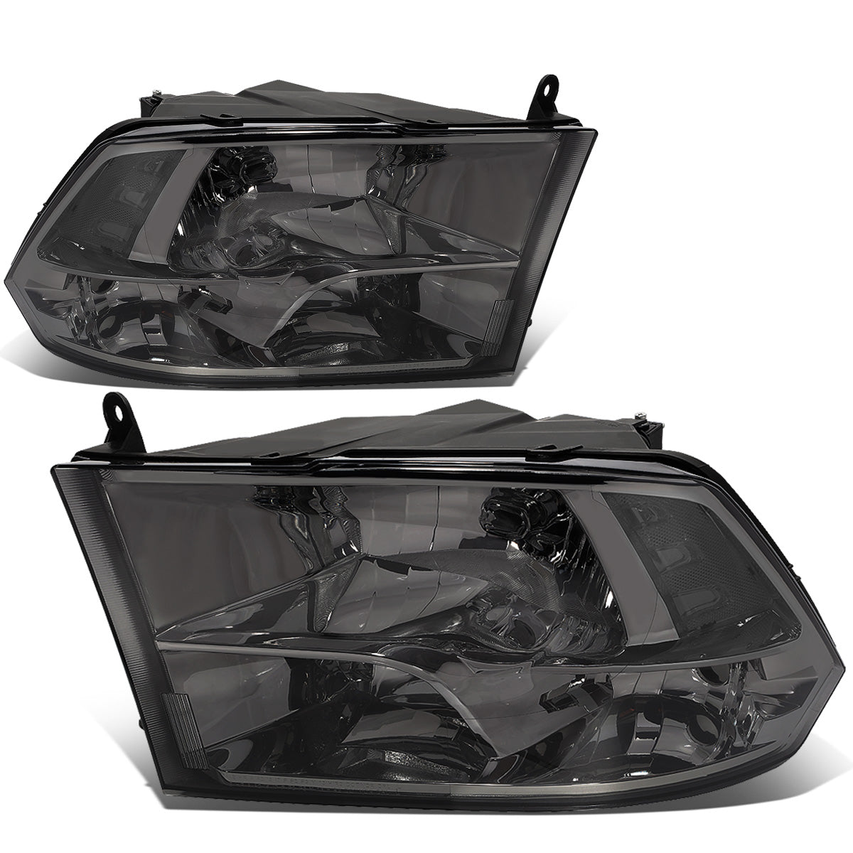 FAROS 09-10 DODGE RAM 1500 / 2010 DODGE RAM 2500, 3500 / 11-18 DODGE RAM 1500, 2500, 3500, 4500, 5500 - FITS 2009 NEW BODY STLYLE MODELS ONLY - WILL NOT FIT MODELS IWTH FACTORY PROJECTOR LED STYLE HEADLIGHTS - ONLY FITS MODELS WITH QUAD HEADLAMPS - SMOKE