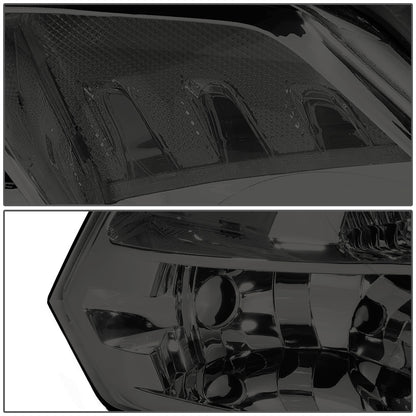 FAROS 09-10 DODGE RAM 1500 / 2010 DODGE RAM 2500, 3500 / 11-18 DODGE RAM 1500, 2500, 3500, 4500, 5500 - FITS 2009 NEW BODY STLYLE MODELS ONLY - WILL NOT FIT MODELS IWTH FACTORY PROJECTOR LED STYLE HEADLIGHTS - ONLY FITS MODELS WITH QUAD HEADLAMPS - SMOKE