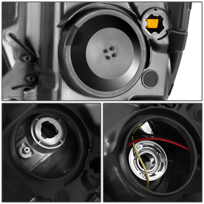 FAROS 19-24 RAM 1500 - WITH FACTORY HALOGEN HEADLIGHTS - 9005 HIGH / H11 LOW / 12961 MARKER - BLACK / AMBER