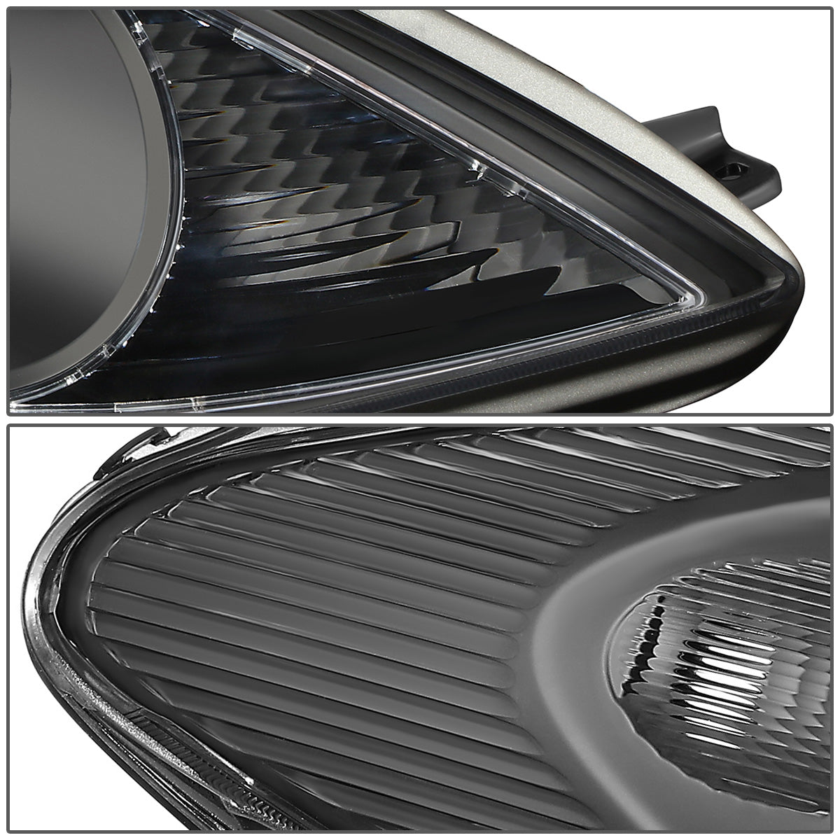 FAROS 02-03 LEXUS ES300 / 04 LEXUS ES330 - BLACK HOUSING / CLEAR CORNER - H7 LOW BEAM / 9005 HIGH BEAM