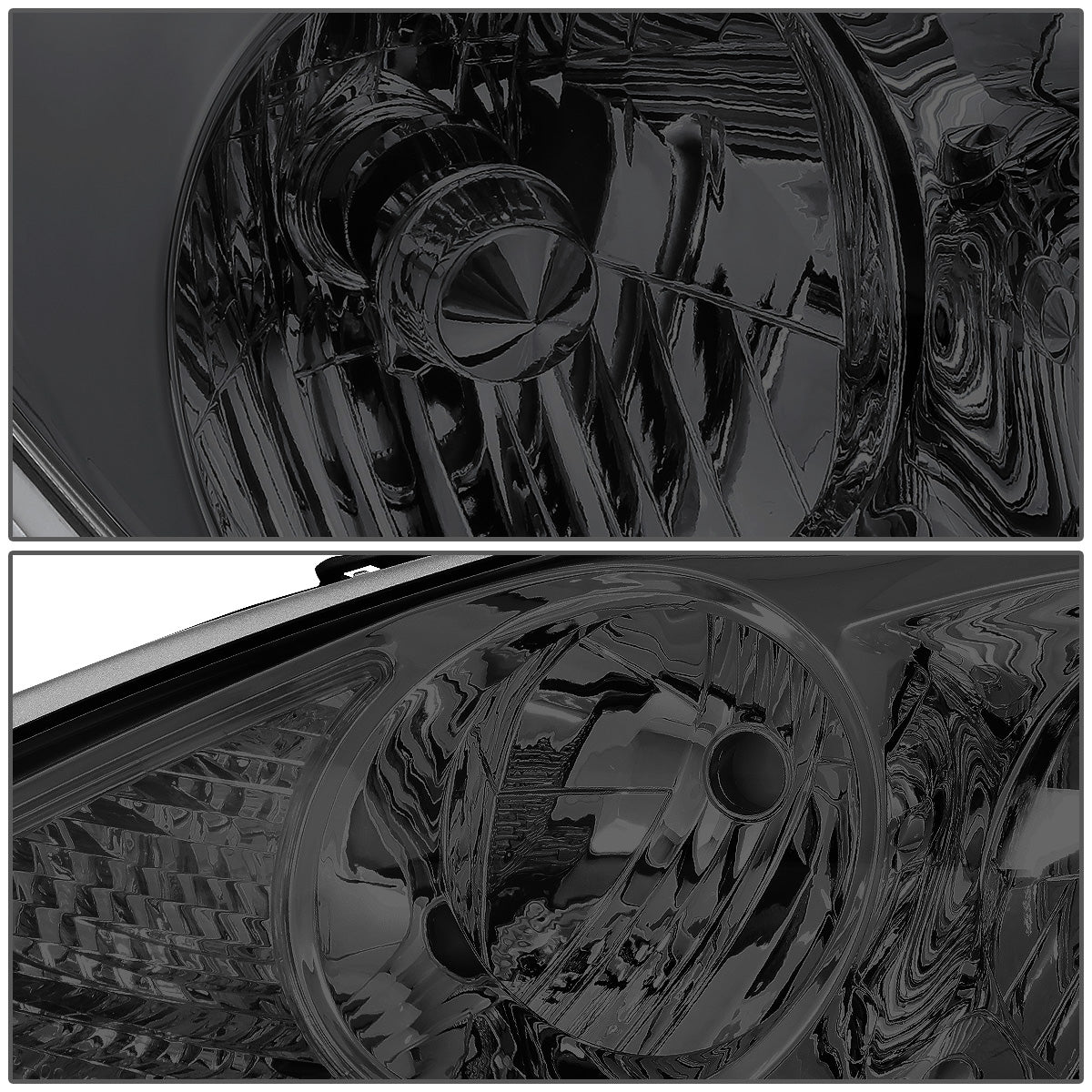 FAROS 02-03 LEXUS ES300 / 04 LEXUS ES330 - SMOKE HOUSING / CLEAR CORNER - H7 LOW BEAM / 9005 HIGH BEAM