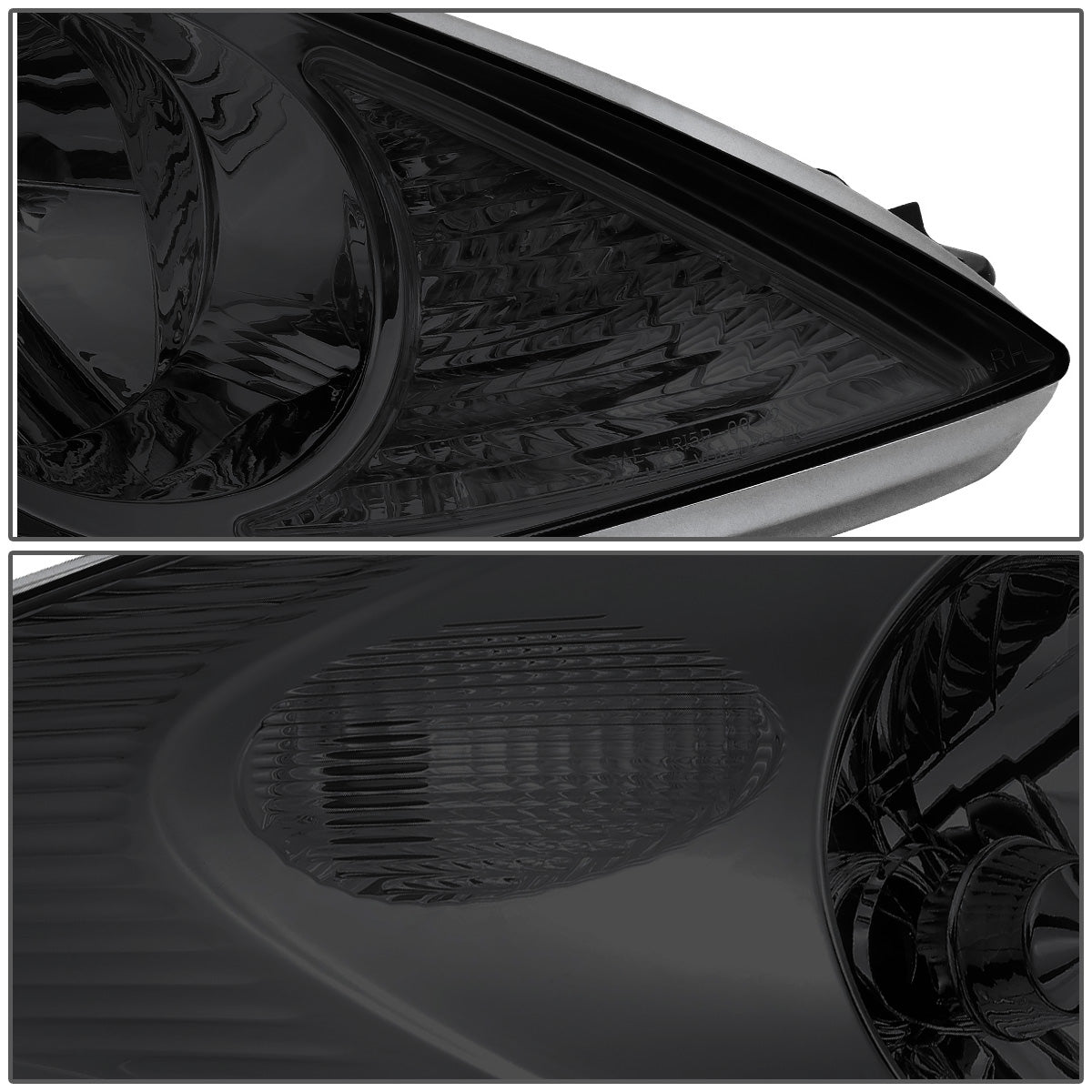 FAROS 02-03 LEXUS ES300 / 04 LEXUS ES330 - SMOKE HOUSING / CLEAR CORNER - H7 LOW BEAM / 9005 HIGH BEAM