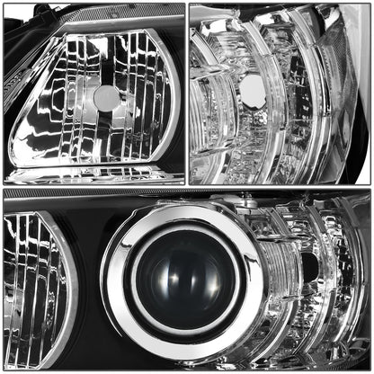 FAROS 13-15 LEXUS ES300H / 13-15 LEXUS ES350 - FITS MODELS WITH HALOGEN HEADLIGHTS ONLY - DOES NOT FIT FACTORY HID EQUIPPED MODELS - H11 LOW BEAM / 9005 HIGH BEAM / 7444NA TURN SIGNAL / 168 SIDE MARKER - CHROME HOUSING / CLEAR CORNER