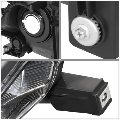 FAROS 04-06 LEXUS ES330 - FITS MODELS WITH HALOGEN HEADLIGHT ONLY. EXCLUDES FACTORY HID EQUIPPED MODELS - OEM STYLE - H11 LOW / 9005 HIGH / 7440A SIGNAL / 194 MARKER - BLACK HOUSING / CLEAR CORNER