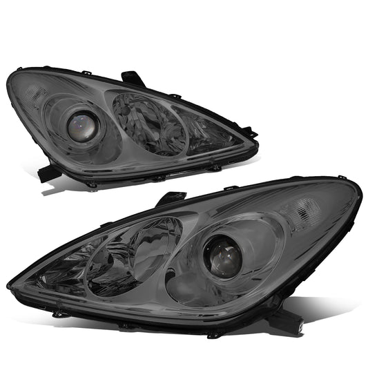 FAROS 04-06 LEXUS ES330 - FITS MODELS WITH HALOGEN HEADLIGHT ONLY. EXCLUDES FACTORY HID EQUIPPED MODELS - OEM STYLE - H11 LOW / 9005 HIGH / 7440A SIGNAL / 194 MARKER - CHROME HOUSING / SMOKED LENS / AMBER CORNER