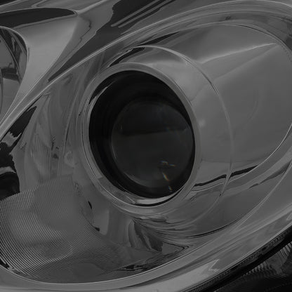 FAROS 04-06 LEXUS ES330 - FITS MODELS WITH HALOGEN HEADLIGHT ONLY. EXCLUDES FACTORY HID EQUIPPED MODELS - OEM STYLE - H11 LOW / 9005 HIGH / 7440A SIGNAL / 194 MARKER - CHROME HOUSING / SMOKED LENS / AMBER CORNER