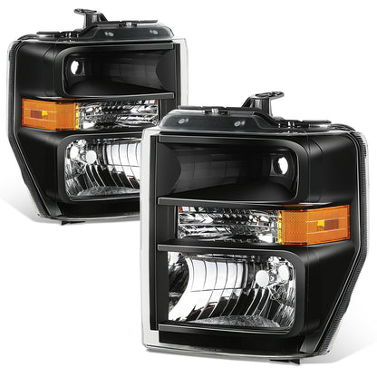 FAROS FORD E-150 2008-2014 / FORD E-250 2008-2014 / FORD E-350 SUPER DUTY 2008-2021 / FORD E-450 SUPER DUTY 2008-2021 / FORD F-650 2016-2021 / FORD F-750 2016-2021 - FITS MODELS WITHOUT FACTORY SEALED BEAM HEADLIGHTS - H13 HIGH / LOW BEAM / 168 SIDE