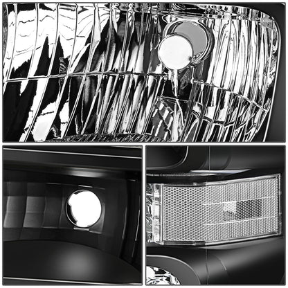 FAROS FORD E-150 2008-2014 / FORD E-250 2008-2014 / FORD E-350 SUPER DUTY 2008-2021 / FORD E-450 SUPER DUTY 2008-2021 / FORD F-650 2016-2021 / FORD F-750 2016-2021 - FITS MODELS WITHOUT FACTORY SEALED BEAM HEADLIGHTS - H13 HIGH / LOW BEAM / 168 SIDE