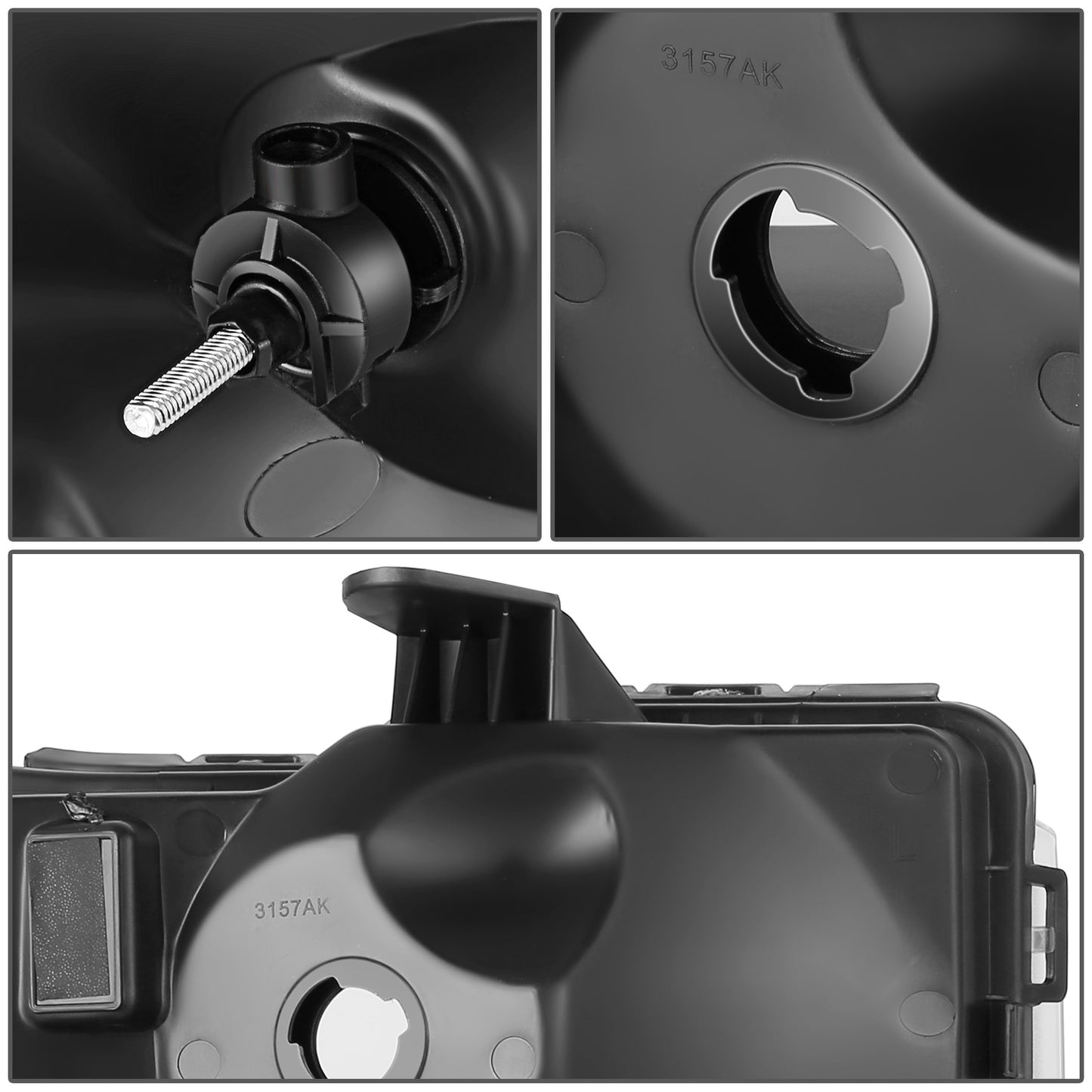 FAROS FORD E-150 2008-2014 / FORD E-250 2008-2014 / FORD E-350 SUPER DUTY 2008-2021 / FORD E-450 SUPER DUTY 2008-2021 / FORD F-650 2016-2021 / FORD F-750 2016-2021 - FITS MODELS WITHOUT FACTORY SEALED BEAM HEADLIGHTS - H13 HIGH / LOW BEAM / 168 SIDE