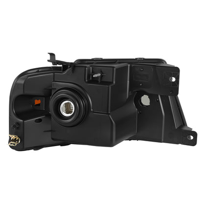 FAROS 04-08 FORD F-150 / 06-08 LINCOLN MARK LT - OE STYLE - H13 HIGH/LOW BEAM / 194 SIDE MARKER / 3157A TURN SIGNAL - CHROME HOUSING / SMOKED LENS / AMBER CORNER