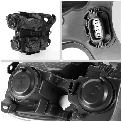 FAROS 15-17 FORD F-150 2/4-DOOR - ONLY FITS MODELS W/ COMPOSITE HEADLIGHTS - H11 LOW BEAM / 9005 HIGH BEAM / 7444NA TURN SIGNAL - BLACK HOUSING / CLEAR CORNER