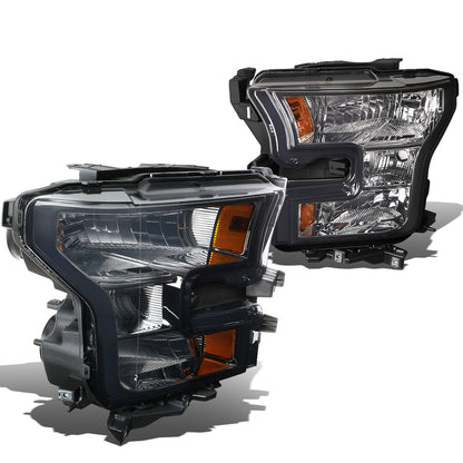 FAROS 15-17 FORD F-150 2/4-DOOR - ONLY FITS MODELS W/ COMPOSITE HEADLIGHTS - H11 LOW BEAM / 9005 HIGH BEAM / 7444NA TURN SIGNAL - SMOKE HOUSING / AMBER CORNER
