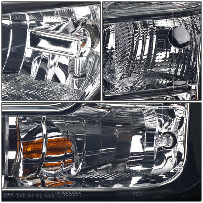 FAROS 15-17 FORD F-150 2/4-DOOR - ONLY FITS MODELS W/ COMPOSITE HEADLIGHTS - H11 LOW BEAM / 9005 HIGH BEAM / 7444NA TURN SIGNAL - SMOKE HOUSING / AMBER CORNER