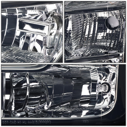 FAROS 15-17 FORD F-150 2/4-DOOR - ONLY FITS MODELS W/ COMPOSITE HEADLIGHTS - H11 LOW BEAM / 9005 HIGH BEAM / 7444NA TURN SIGNAL - SMOKE HOUSING / CLEAR CORNER