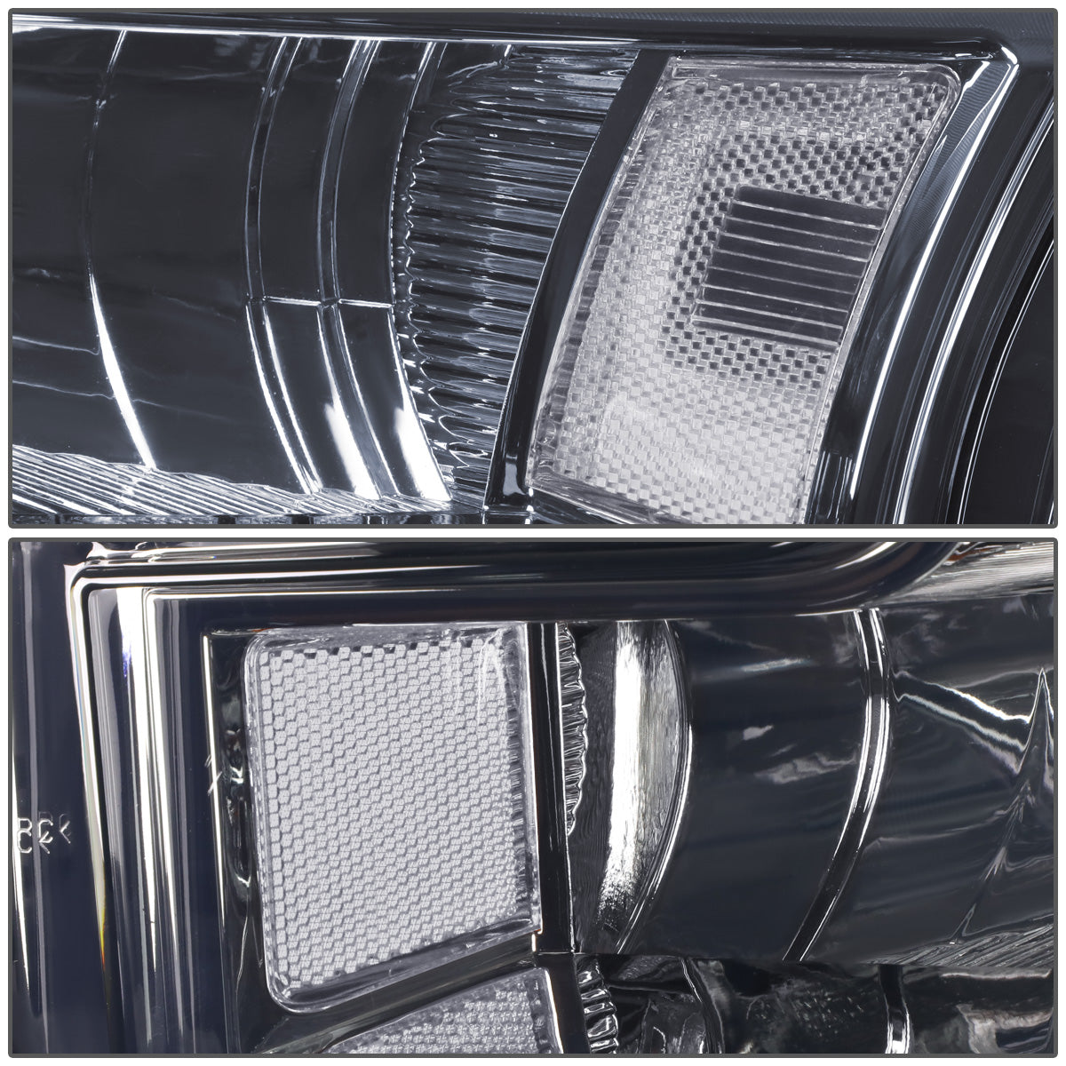 FAROS 15-17 FORD F-150 2/4-DOOR - ONLY FITS MODELS W/ COMPOSITE HEADLIGHTS - H11 LOW BEAM / 9005 HIGH BEAM / 7444NA TURN SIGNAL - SMOKE HOUSING / CLEAR CORNER