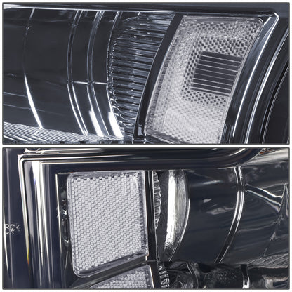 FAROS 15-17 FORD F-150 2/4-DOOR - ONLY FITS MODELS W/ COMPOSITE HEADLIGHTS - H11 LOW BEAM / 9005 HIGH BEAM / 7444NA TURN SIGNAL - SMOKE HOUSING / CLEAR CORNER