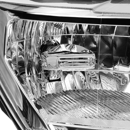 FAROS 18-19 FORD F-150 - FITS MODELS W/ HALOGEN HEADLIGHTS ONLY - H11 LOW BEAM / 9005 HIGH BEAM / 7444NA TURN SIGNAL - CHROME HOUSING / CLEAR CORNER