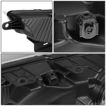 FAROS 18-19 FORD F-150 - FITS MODELS W/ HALOGEN HEADLIGHTS ONLY - H11 LOW BEAM / 9005 HIGH BEAM / 7444NA TURN SIGNAL - CHROME HOUSING / CLEAR CORNER