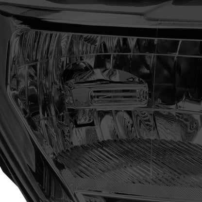 FAROS 18-19 FORD F-150 - FITS MODELS W/ HALOGEN HEADLIGHTS ONLY - H11 LOW BEAM / 9005 HIGH BEAM / 7444NA TURN SIGNAL - SMOKE HOUSING / CLEAR CORNER